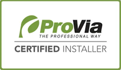 ProVia Certified Installer badge