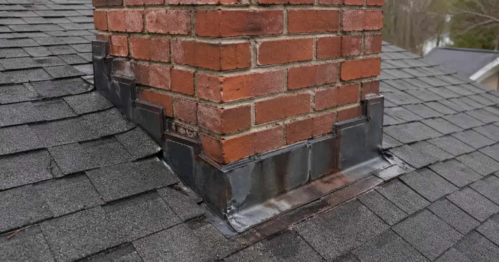 roof leak around chimney
