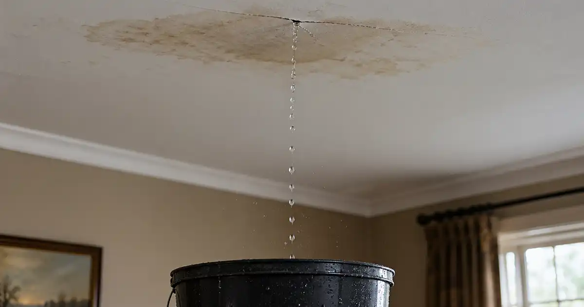how to fix a leaking roof