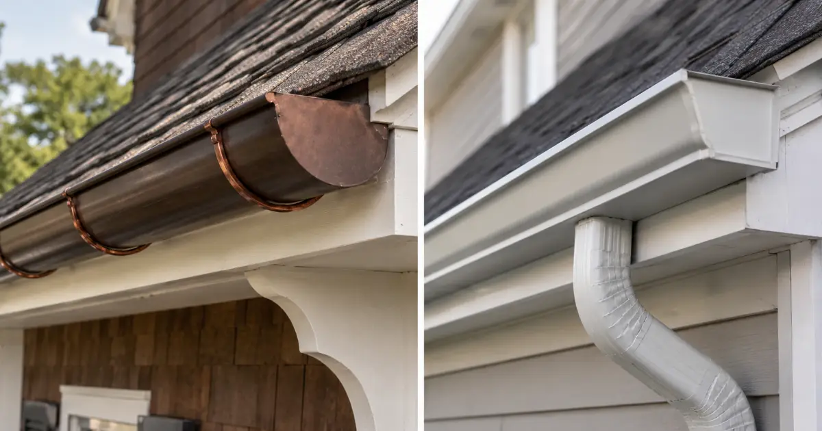 half-round vs k-style gutters